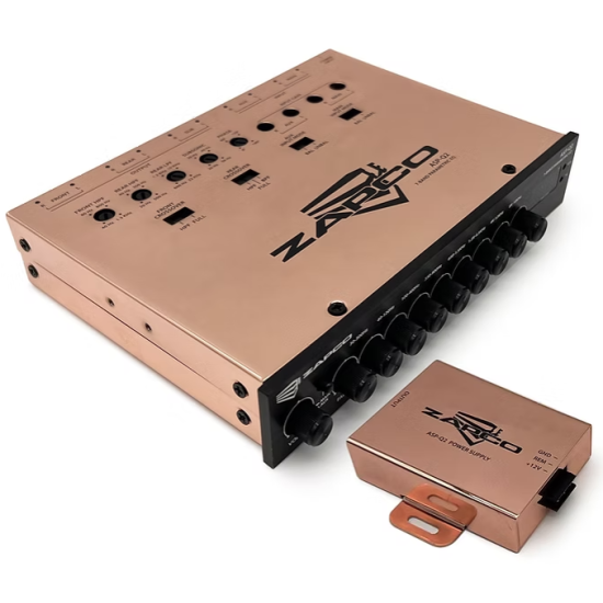 ZAPCO ASP-Q2 7-Pasmowy Equalizer Parametryczny / Elektroniczna Zwrotnica